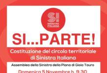 Assemblea della Sinistra della Piana di Gioia Tauro domenica 5 novembre a Cinquefrondi