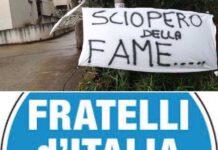 Rizziconi, sciopero della fame dipendenti casa di cura, la solidarietà di “Fratelli d’Italia”