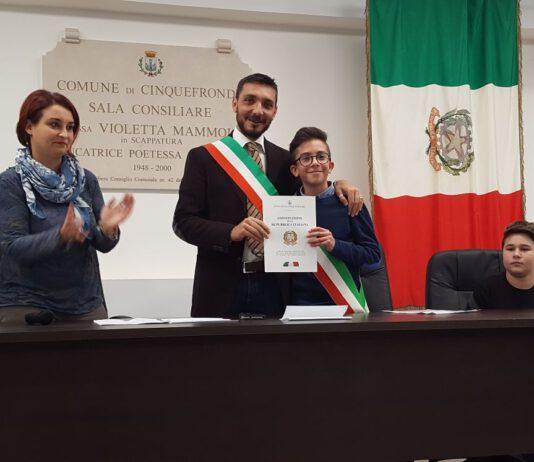 Cinquefrondi, rinnovato il Consiglio Comunale dei ragazzi
