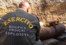 Rinvenuto ordigno bellico di oltre due quintali