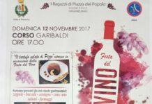 Rosarno, domenica 12 novembre seconda edizione della Festa del vino