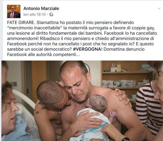 Garante Marziale: “Facebook censura la tutela dei minori”