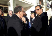 Il Garante Marziale e il prefetto Di Bari in visita al quartiere Ciambra