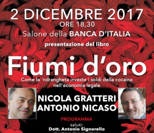 “Fiumi d’oro” alla Banca d’Italia: Gratteri e Nicaso presentano il libro a Reggio Calabria