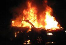 Intimidazione a carabiniere, incendiata auto