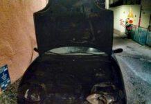In fiamme auto ex assessore