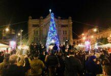 Accensione luci albero Natale in Piazza Duomo Reggio