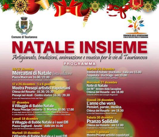 Taurianova, “Natale Insieme” programma eventi festività