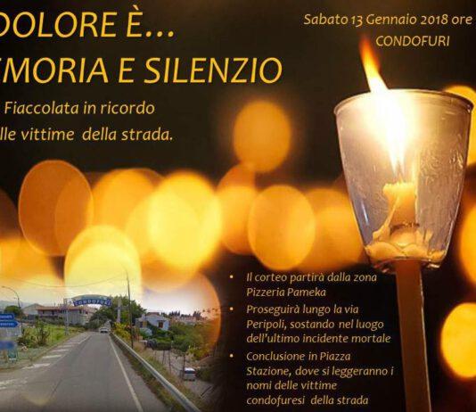 Domani a Condofuri una Fiaccolata in ricordo delle vittime della S.S.106