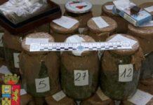 Marijuana nascosta in barattoli di vetro, arrestato 64enne