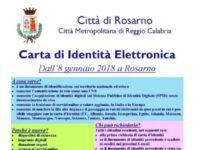 Rosarno, da 8 gennaio carta d’identità elettronica