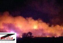 Incendio tendopoli San Ferdinando nella notte, un morto e due feriti