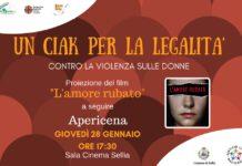 “Un ciak per la legalità”:il cineforum contro la violenza sulle donne