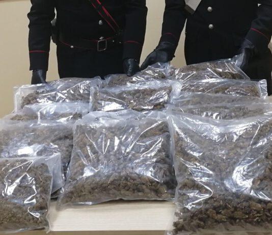 Gioia Tauro, sorpreso in auto con 11kg di marijuana