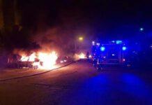 Incendiate auto cittadini rumeni