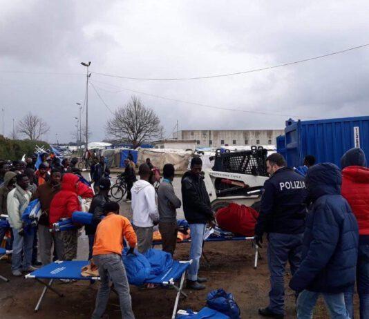 Nuova tendopoli per i migranti di San Ferdinando