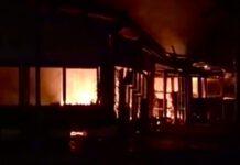 Incendio distrugge bar Chiosco nel reggino