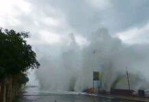 Maltempo in Calabria, violente mareggiate sul Tirreno, paesi allagati