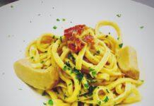 Le Ricette di Susanna- Tagliolini integrali alla chitarra con culatello e porcini