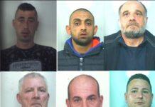 Sei arresti a Rosarno, Taurianova e Polistena. Foto e nomi