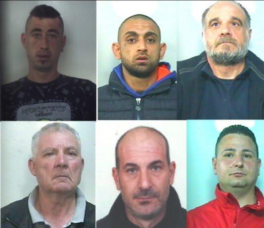 Sei arresti a Rosarno, Taurianova e Polistena. Foto e nomi