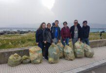 Gioventù Nazionale ripulisce tratto del lungomare di Gallico