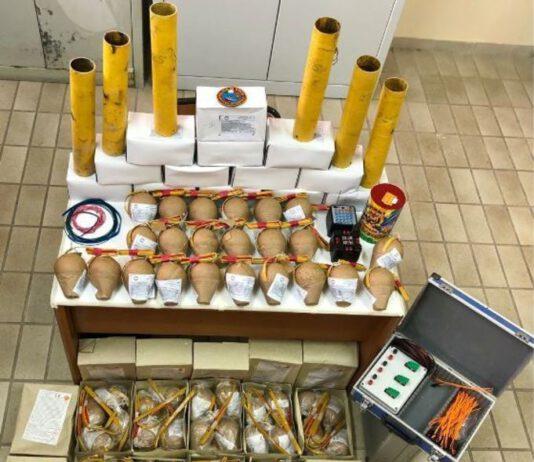 Sequestrati oltre 18kg di botti, denunciato un 34enne