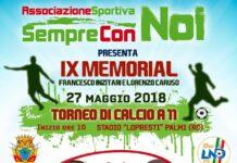 Palmi, domenica nona edizione del memorial “Francesco Inzitari – Lorenzo Caruso”