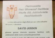 Rosarno, lunedì funerali di David Jonson, 30enne trovato morto