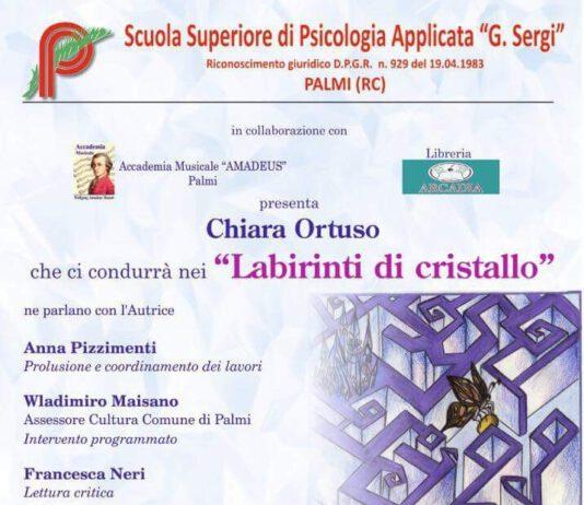 Palmi, presentazione “Labirinti di cristallo”