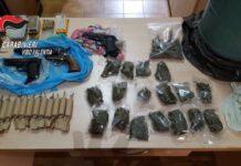 Nascondevano armi e droga in casa, arrestata intera famiglia a Joppolo