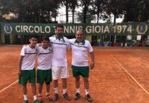 Il Circolo Tennis Gioia 1974 conquista il campionato regionale a squadre under 14 maschile 2018