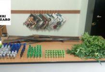 Anziana trovata con piccola piantagione di marijuana in giardino