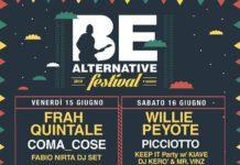 Confermate le date e gli artisti della nona edizione del Be Alternative Festival