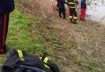 Cadavere trovato su sponde fiume