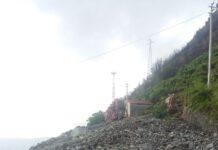 Frana a Bagnara, non si esclude il coinvolgimento di auto