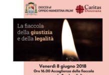 La Fiaccola della Giustizia e della Legalità domani 8 giugno nella Tendopoli di San Ferdinando
