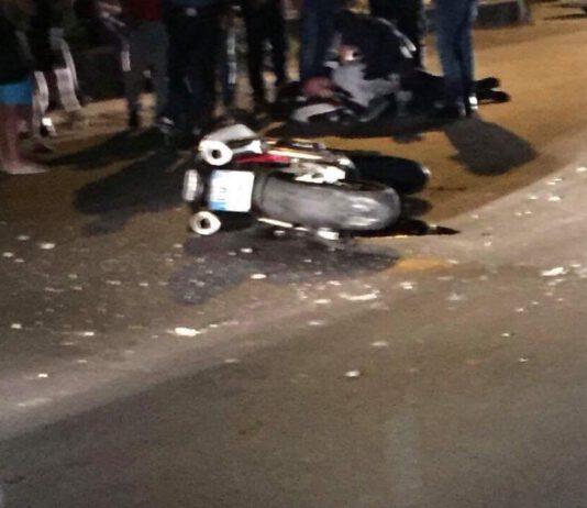 Rosarno incidente via Nazionale, moto contro muro, un ferito