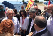 Il Presidente della Camera Fico alla tendopoli di San Ferdinando