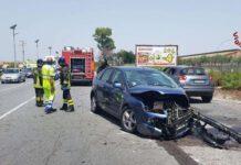 Incidente sulla 106, tre persone ferite