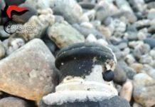 Trovata granata II guerra mondiale su spiaggia