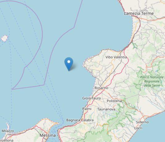 Scossa di terremoto in Calabria
