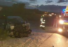 Scontro auto-camion, un ferito grave