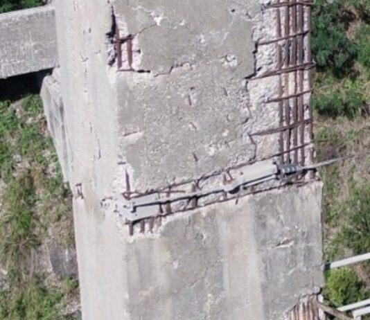 Viadotto Morandi Catanzaro, foto stato pilastri ponte a Sindaco