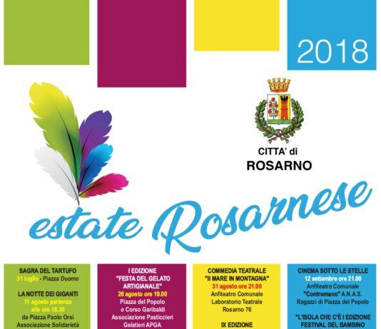 Calendario Estate rosarnese 2018