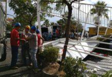 Tromba d’aria nella notte, danni a lidi