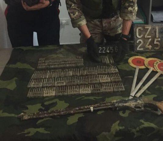 Rinvenuto fucile e munizioni nel reggino