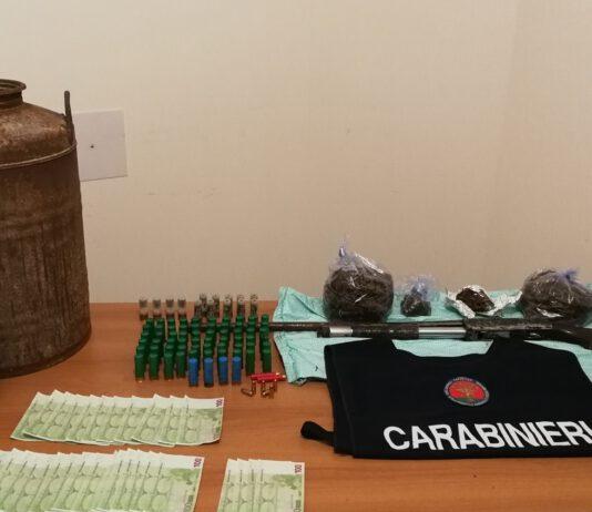 Rinvenute armi, munizioni e droga nel reggino