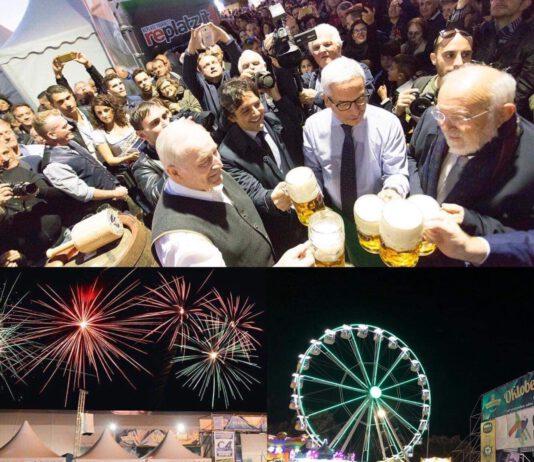 Parata e spettacolo piromusicale per il primo Oktoberfest
