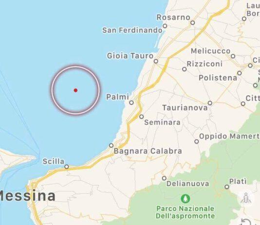 Scossa di terremoto in Calabria